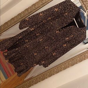 Madewell long sleeve shift dress